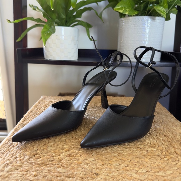 Open Edit Heels w/ Ankle Strap NWOT - Picture 1 of 4